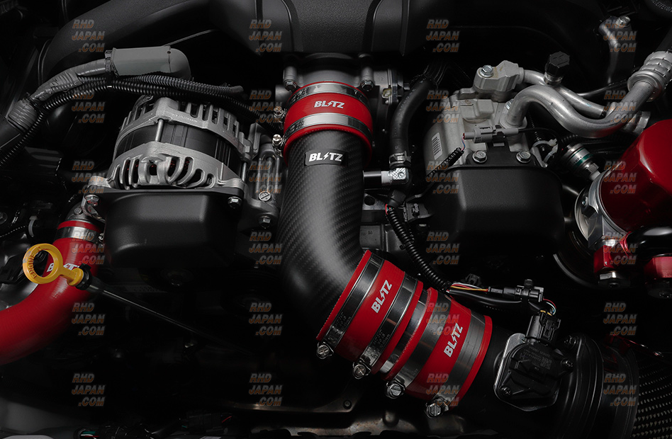 Blitz Carbon Suction Kit Intake Pipe Red Hose - BRZ ZD8 GR86 ZN8
